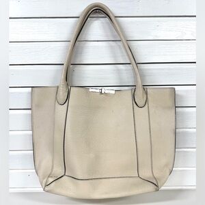 Botkier | Cream Leather Tote Bag